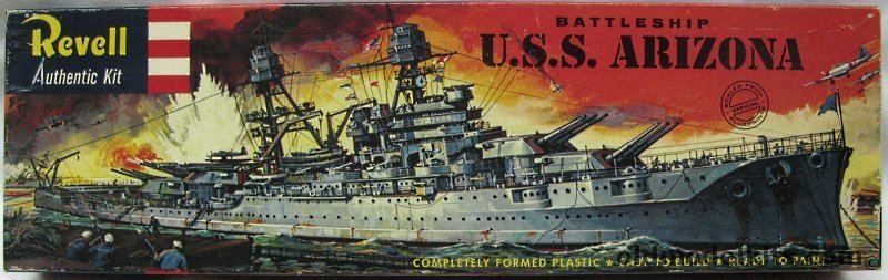 Revell 1/426 USS Arizona - 'S' Issue with Revell Movie Brochure, H348-198 plastic model kit